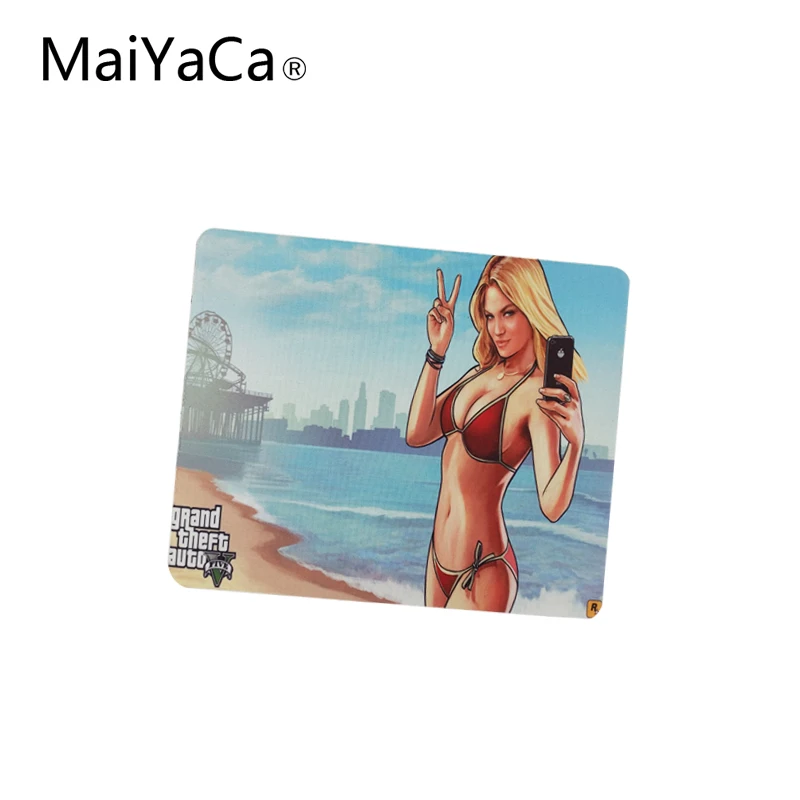 MaiYaCa GTA 5 Пляжная погода компьютерный игровой коврик для мыши резиновый коврик