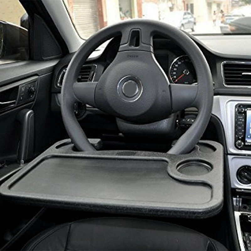 Высокое качество автомобильные аксессуары Универсальная автомобильная подставка для ноутбука блокнот стол рулевой поднос под руль стол подставка для еды