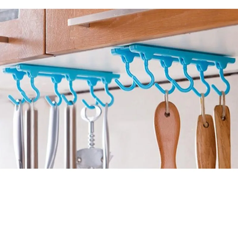 Многоцелевой домашний кухонный Организатор подвесной стеллаж для хранения с 6