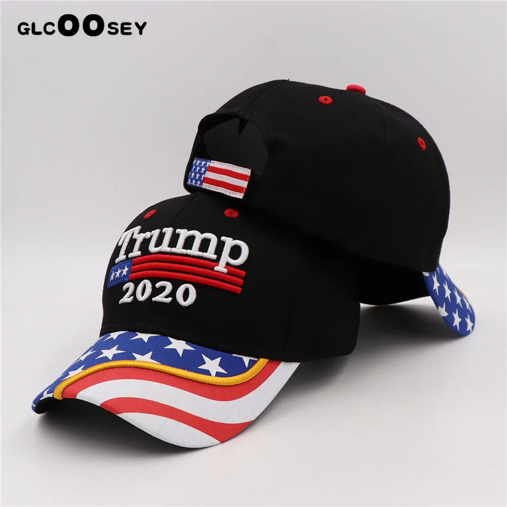 Кепка с надписью Дональд Трамп 2020 камуфляжная бейсболка флагом США сделай