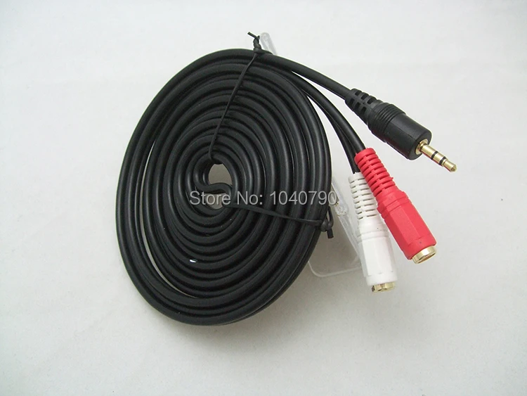 3 5 мм к двойной матери лотоса Двойной RCA мать стерео аудио линия удлинитель м 9 6