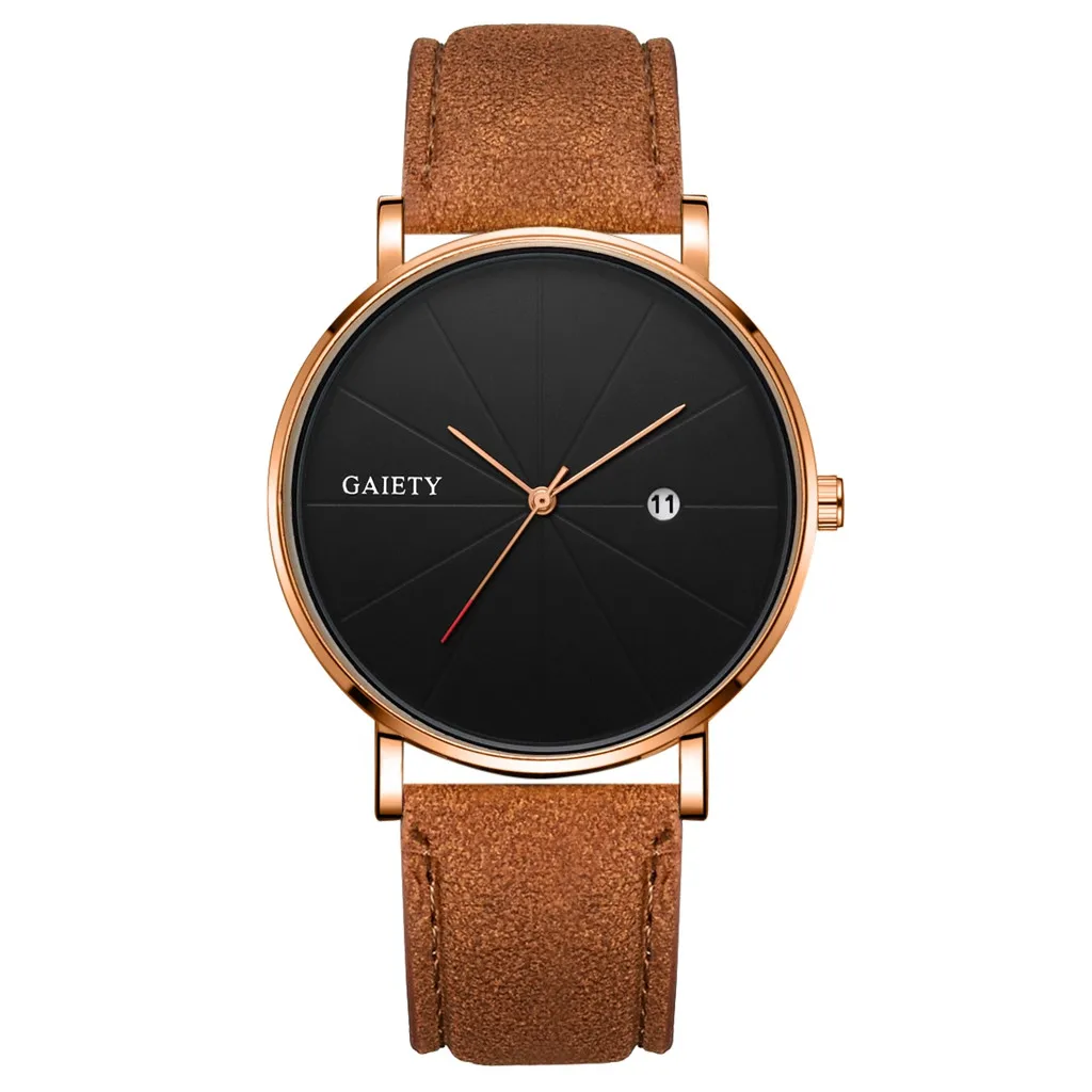 Модные Роскошные мужские часы из нержавеющей стали золотые серебряные черные