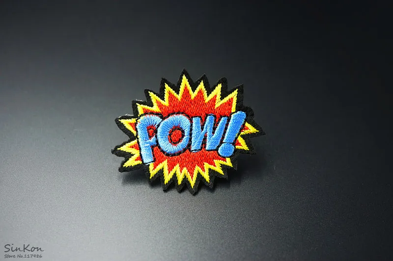 Размер POW: 4,5x5,5 см железная нашивка вышитая аппликация швейная одежда наклейки одежда аксессуары значки