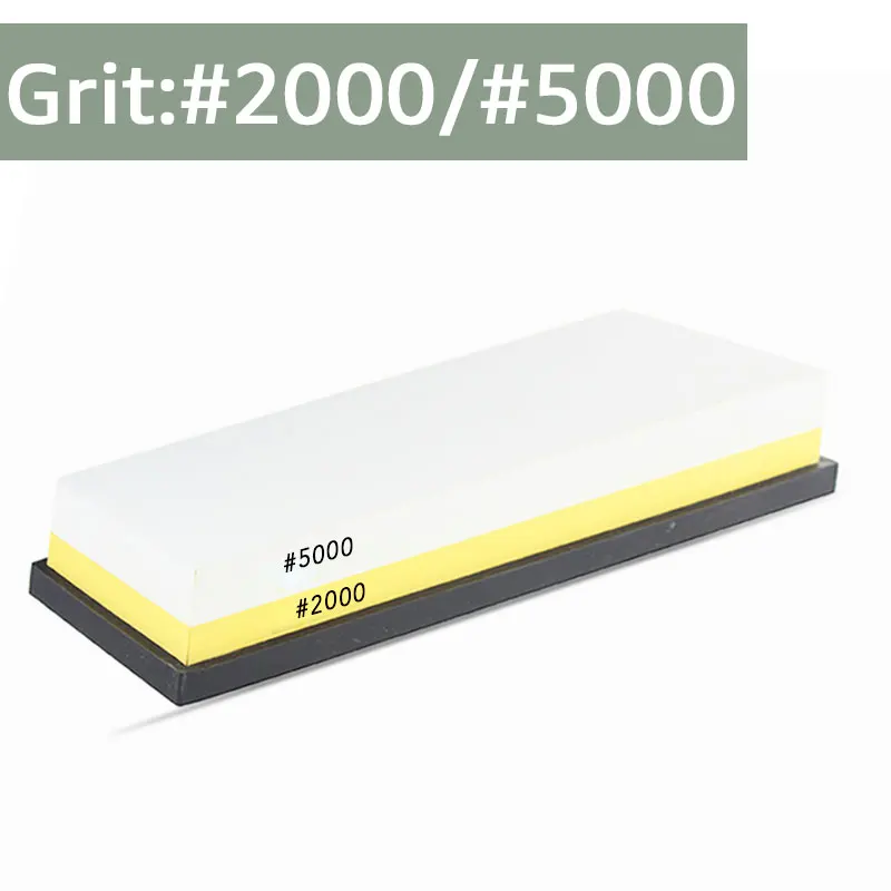2000 5000 grit Ножей, точильный камень для заточки ножей камни точильный камень Системы вода камень хонинговальный Кухня инструмент 2-в-1 240 600 1000 3000 грит - Цвет: 2000 5000 grit