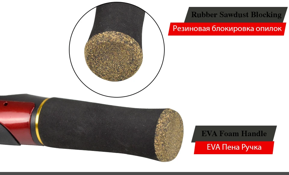 K8356 FRP зимняя ледяная удочка, 2 секции, литье/спиннинг, удочка, сверхлегкая, сшивающая, рыболовные принадлежности, 52 см, 66 см