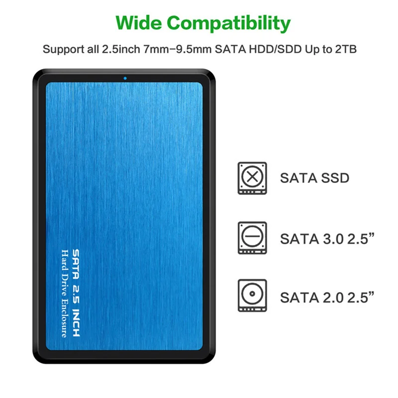 Чехол для мобильного жесткого диска Usb3.0 коробка ноутбука серийный SSD жесткий