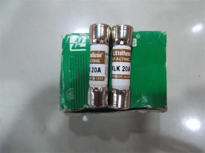 

KLK 20 ceramic fuse fuse Littelfuse genuine US 20A 600V 10X38