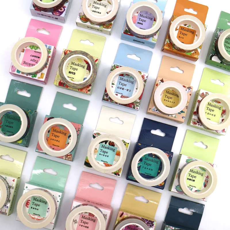 Декоративная клейкая лента с рисунками животных планировщик для скрапбукинга