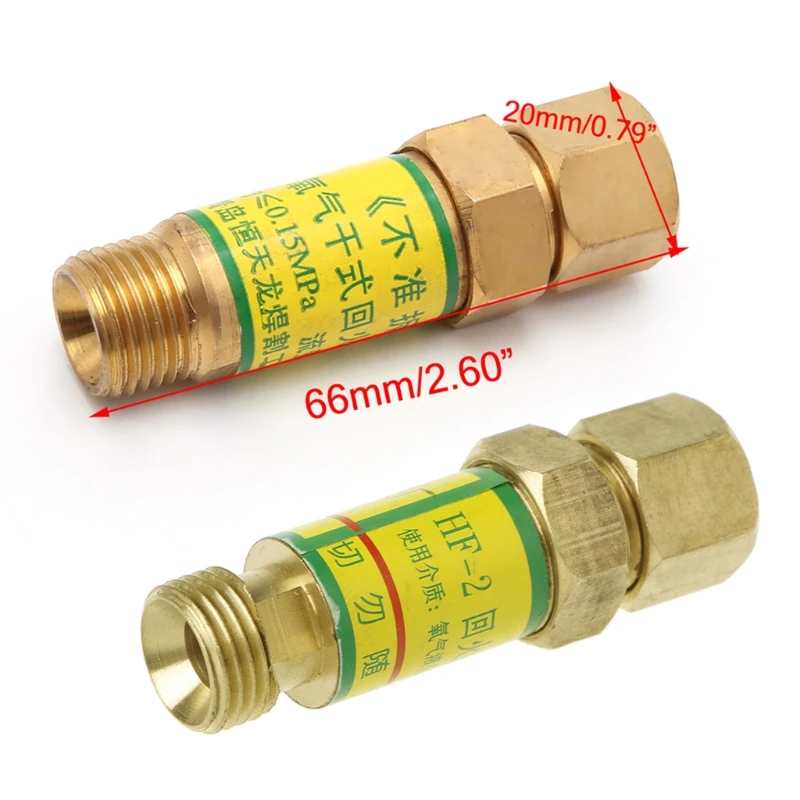 Запорный клапан BENGU M16x1.5 кислородный ацетилен обратный для редуктора давления