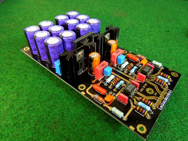 Новый Hi Fi Двойной мм цепь RIAA OPA2111KP поворотный Phono Preamp усилитель в сборе