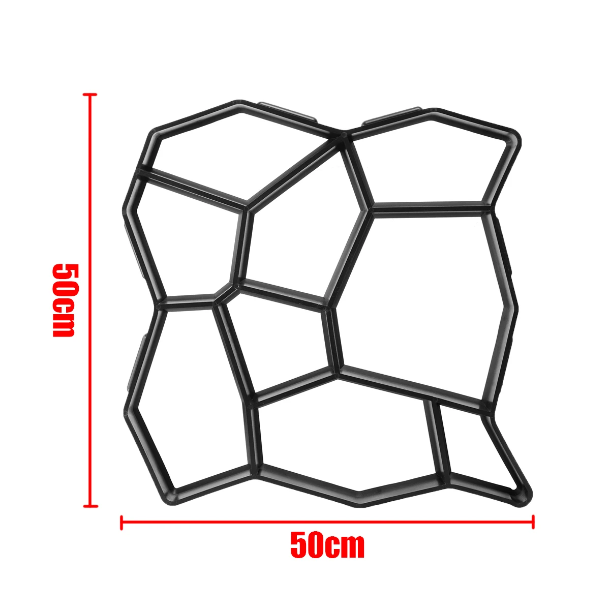 50*50*4,5 см DIY Форма для производства брусчатки шаговый камень бетонный пол путь производитель плесень тротуар подъездная дорога патио асфальтоукладчик Путь Сад дизайн