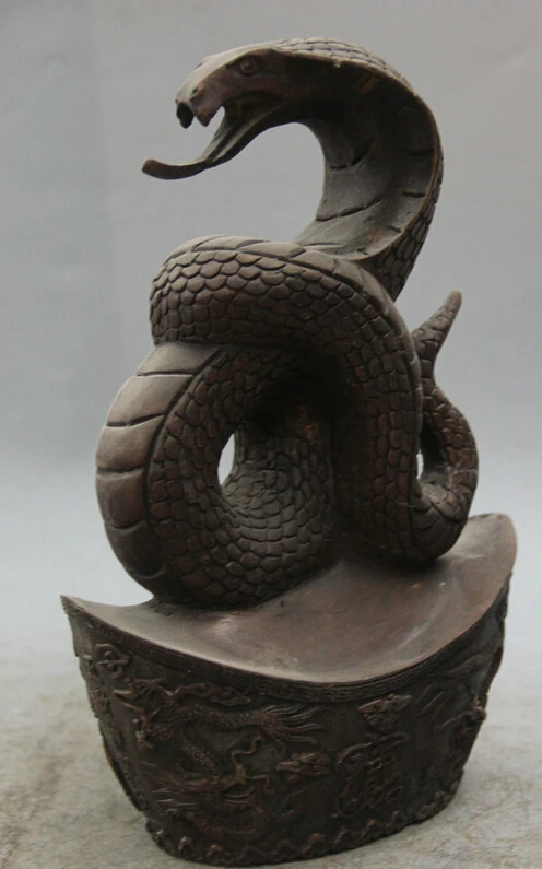 Быстрая доставка USPS в США S1902 9 &quotСтатуя змеи дракона | Дом и сад