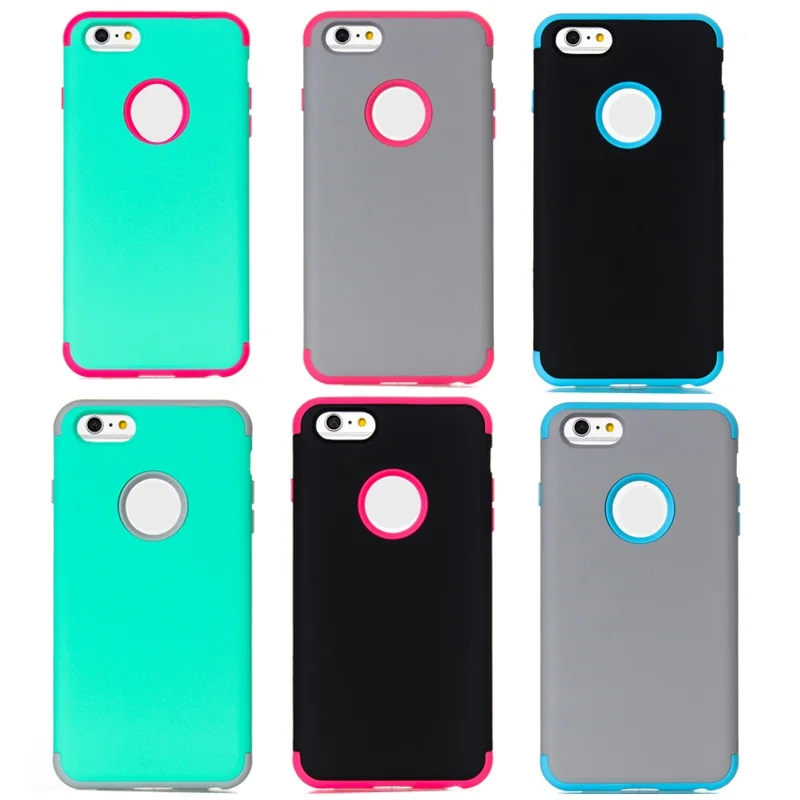 Чехол для Apple iPhone iPod Touch 5/6/6s Plus/5C/с полной защитой 3 в 1 противоударный цветной