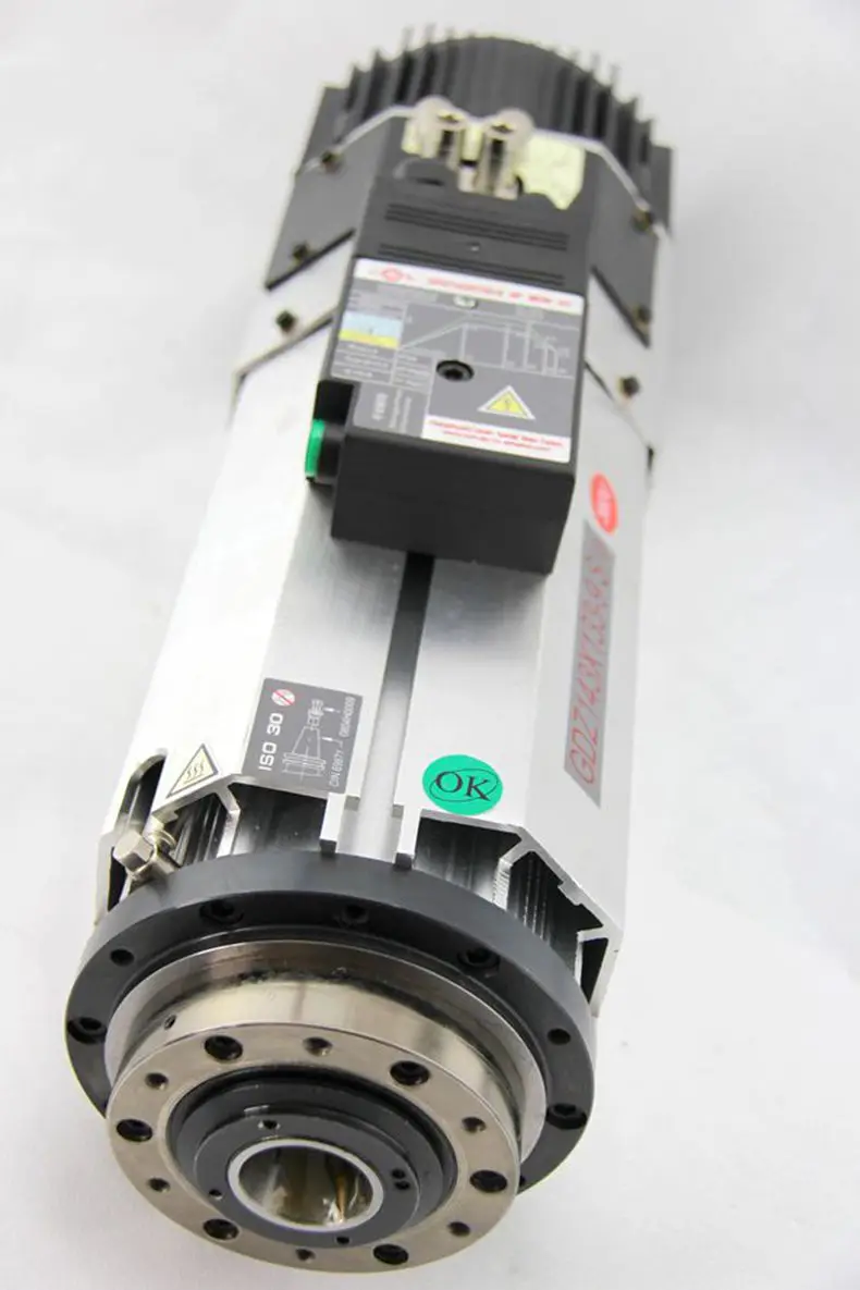 9KW ATC шпиндель с воздушным охлаждением мотор шпинделя ISO30 220 V/380 V керамический фрезерный станок с ЧПУ Фрезерный мотор шпинделя