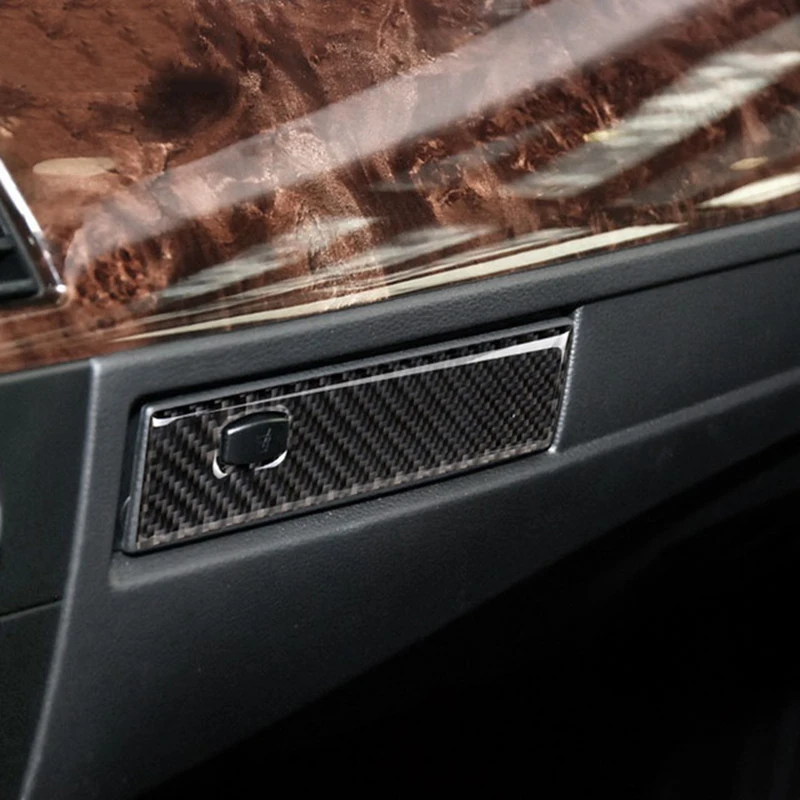 Центральная консоль из углеродного волокна для BMW 5 серии E60 530 520 523 2005-2010 подставка