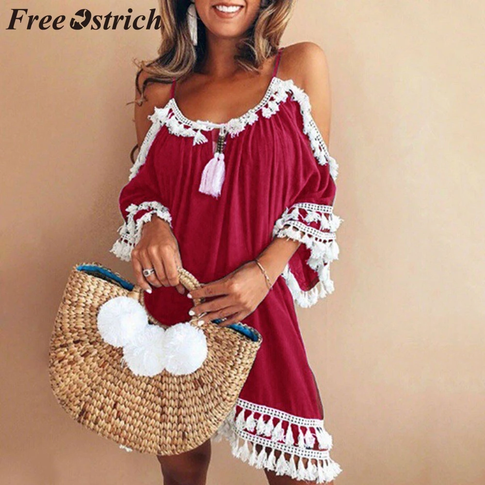 Free Ostrich 2019 женское платье с открытыми плечами Короткие Коктейльные Вечерние
