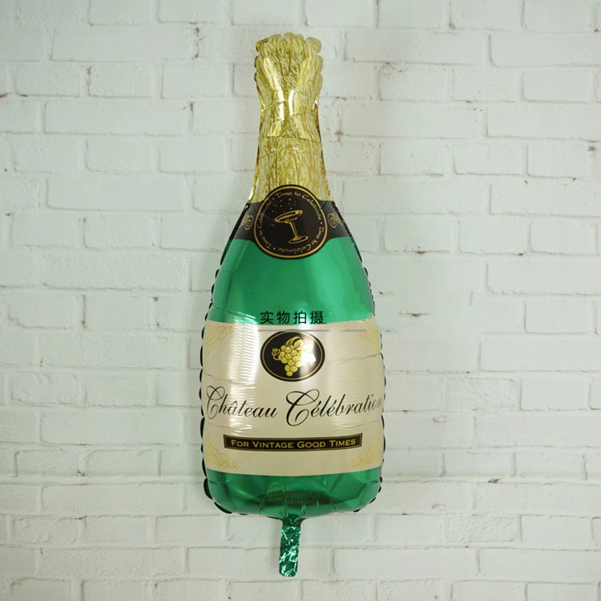 Бокал для шампанского из алюминиевой фольги Воздушные шары на день рождения