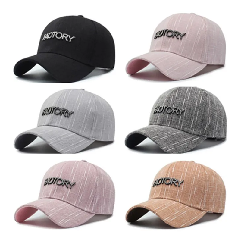 XdanqinX 2019 New Young Women's Baseball Cap Fashion Letter Hip Hop Hat Adjustable Head Circumference Size Ponytail Sports Caps