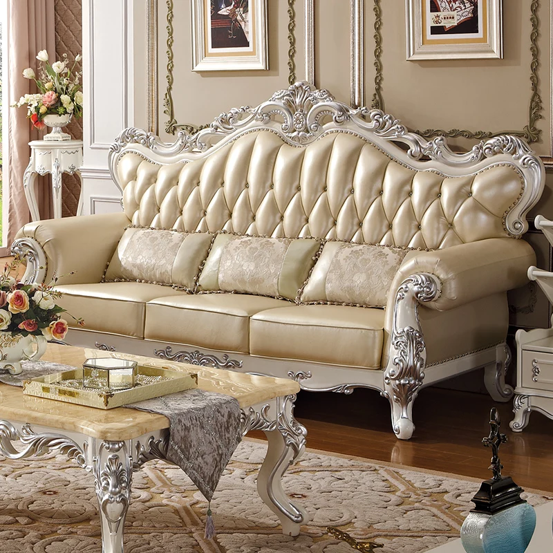Современный диван из натуральной кожи для гостиной|genuine leather sofa|leather sofasofas for living room
