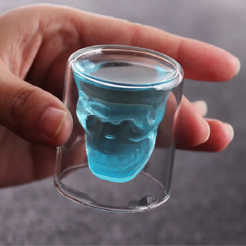 150ML Двойная изоляция пивная башня бокал для вина коктейльный набор водка Shotglass стакан для виски 25 мл 75 мл 150 мл 250 мл 5 шт./лот - Цвет: 150ML