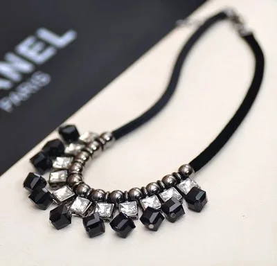 Эффектное ожерелье KNOCK модная женская брендовая винтажная цепочка узкие