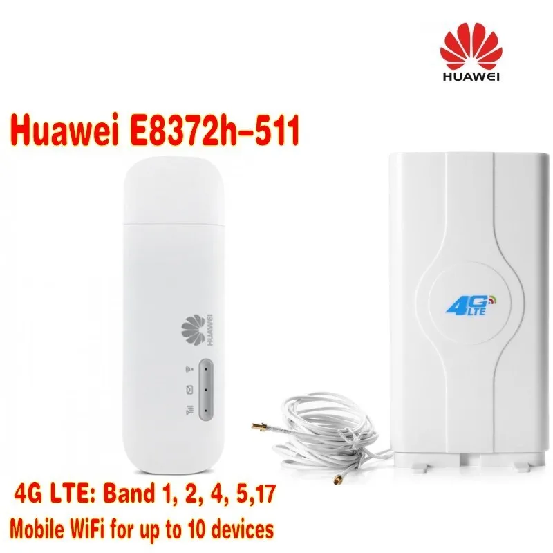 Huawei E8372h 511 LTE USB Wingle plus 49dBi 4G внешний внутренний WIFI антенна усилитель сигнала TS9
