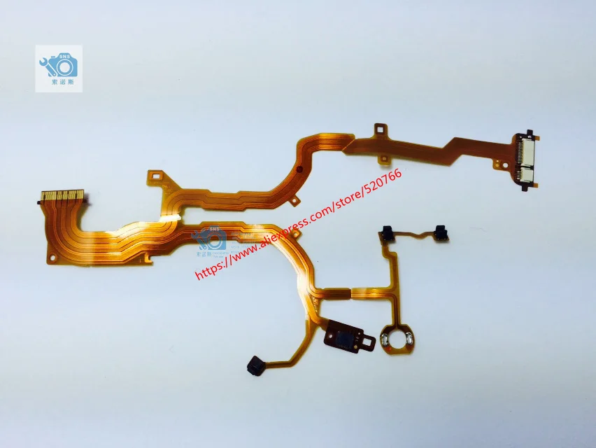 100% Новый оригинал для Son RX100 M1 гибкий кабель объектива FPC (с датчиком и гнездом)