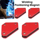 Магнитный сварочный держатель в форме стрелы, 4 шт., 9 фунтов, несколько углов, подходит для пайки, сборка, установка сварочных труб