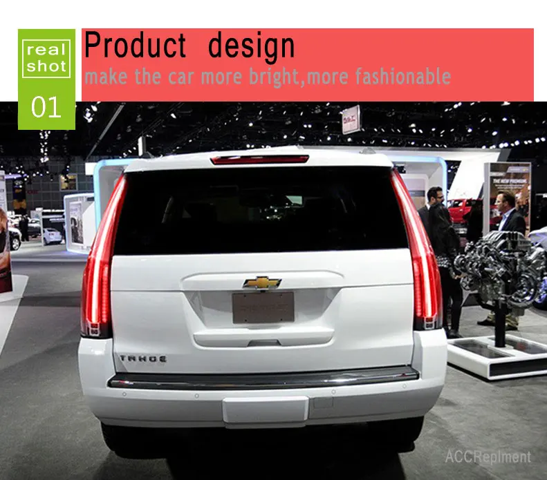 Авто. PRO- для chevrolet Tahoe Suburban светодиодный задний фонарь для автомобиля Стайлинг багажника лампа для парковки