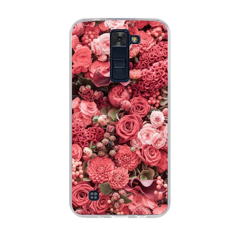 Чехол для LG K8 силиконовый чехол телефона Lte K350 K350E K350N 5 0 дюйма мультяшный из