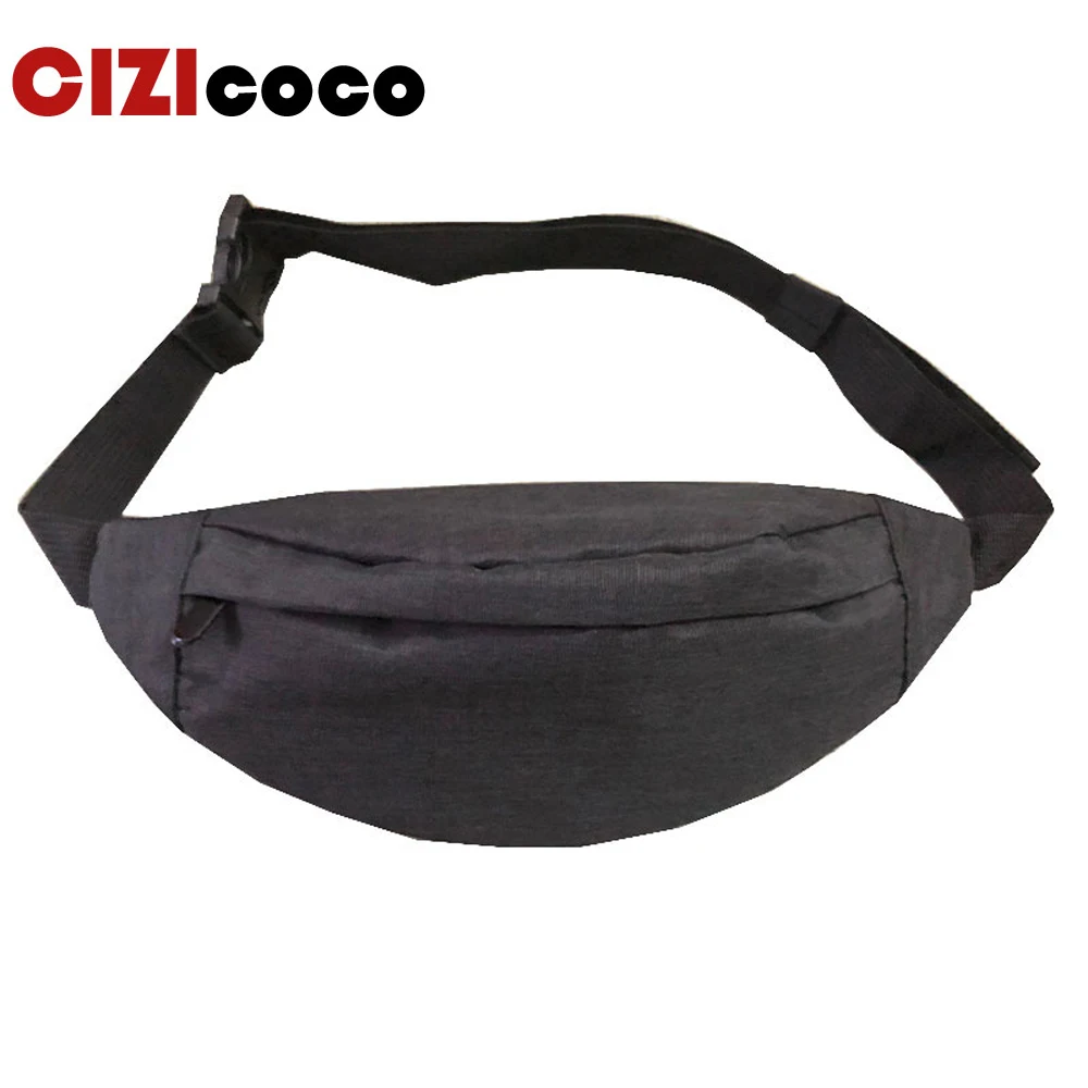 Поясная Сумка унисекс Повседневный Нейлоновый водонепроницаемый для мужчин и