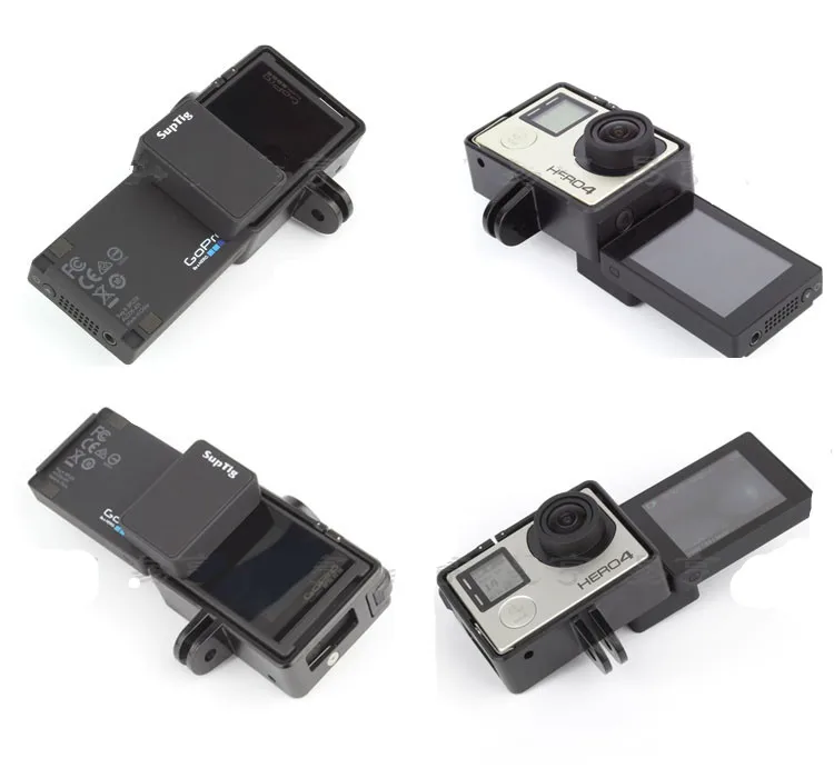 Задний lcd-дисплей Адаптер для Gopro 4 крепление gopro hero 4 hero 3 3+ спортивные Камера просмотра HD Экран аксессуары