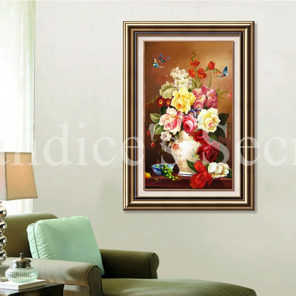 Новинка 3D Алмазная вышивка украшение дома ваза квадратный камень крестиком