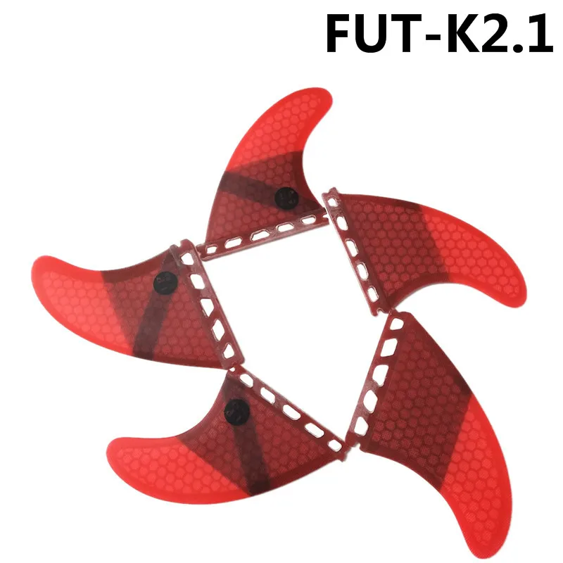 Серфинг Future Fin K2.1 плавники для доски серфинга красные Стекловолоконные сотовые
