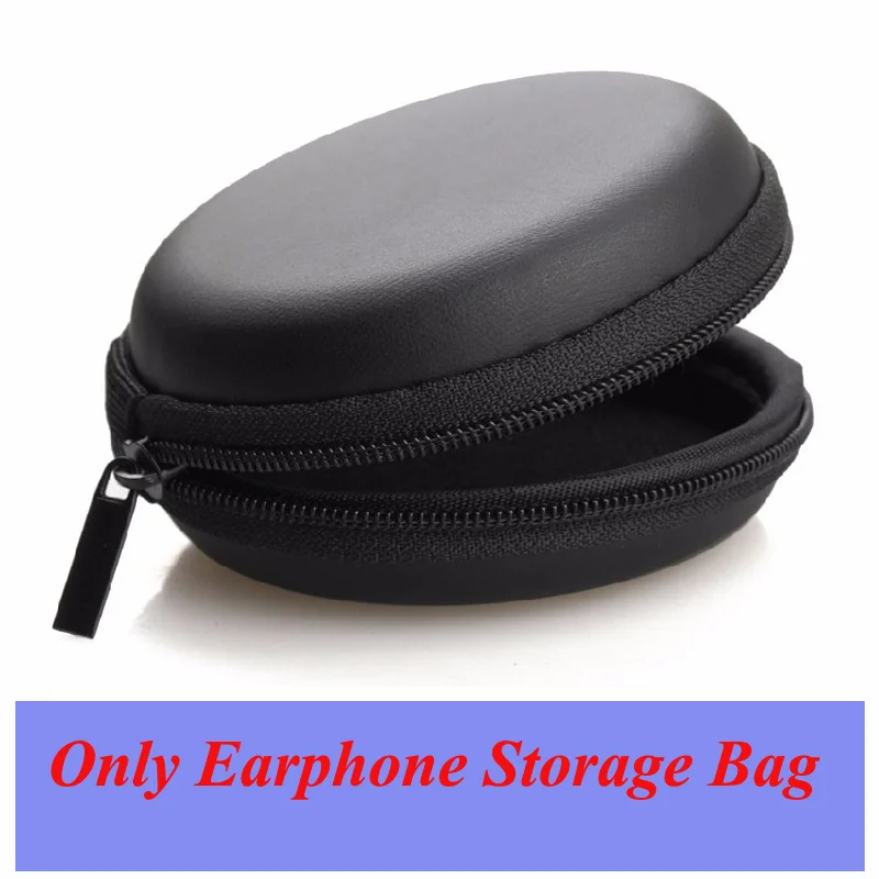 Only 1pc storage bag 3,5 мм проводные наушники, гарнитура, наушники-вкладыши с микрофоном для Xiomi Xaomi Iphone, Xiaomi, мобильного телефона, MP3, ноутбука - Цвет: Only 1pc storage bag