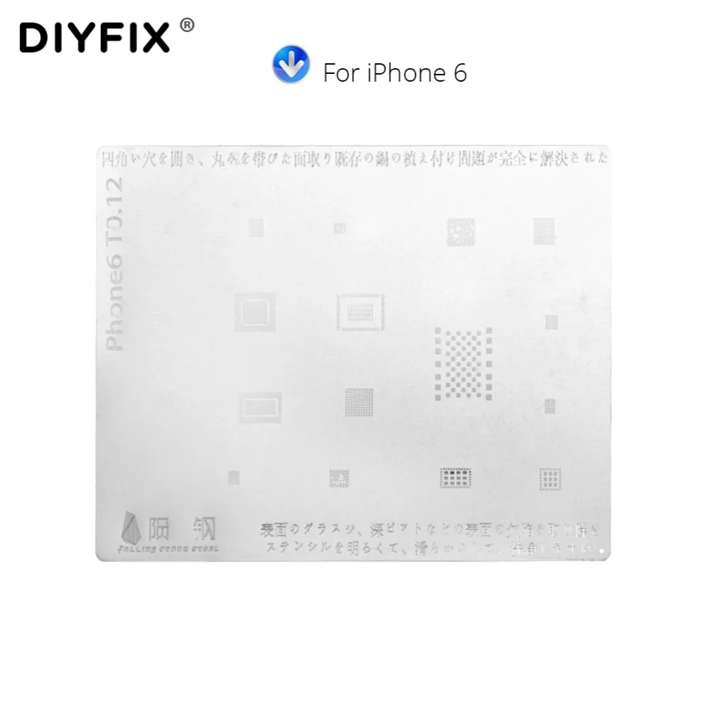 DIYFIX микросхема пайки доска ультра тонкий сетка из нержавеющей стали для iPhone 6 6s