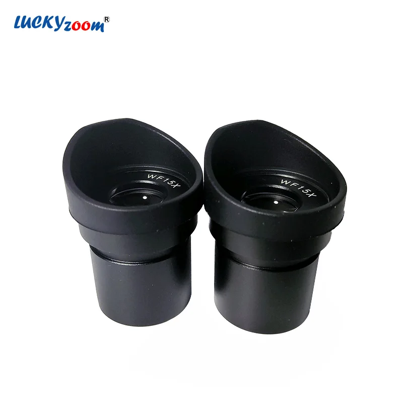 Тринокулярный микроскоп Lucky Zoom 30 5 мм 15x поле зрения 15 Стерео Зум линза окуляра