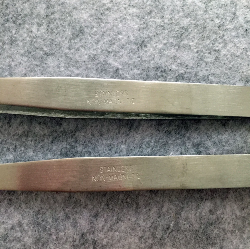 GOXAWEE 2 шт. Нержавеющая сталь промышленный Пинцет Часовщик Ремонт Инструменты