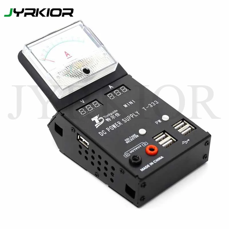 Jyrkior T 333 110 В/220 В мини мультиметр умный DC источник питания телефон инструмент для