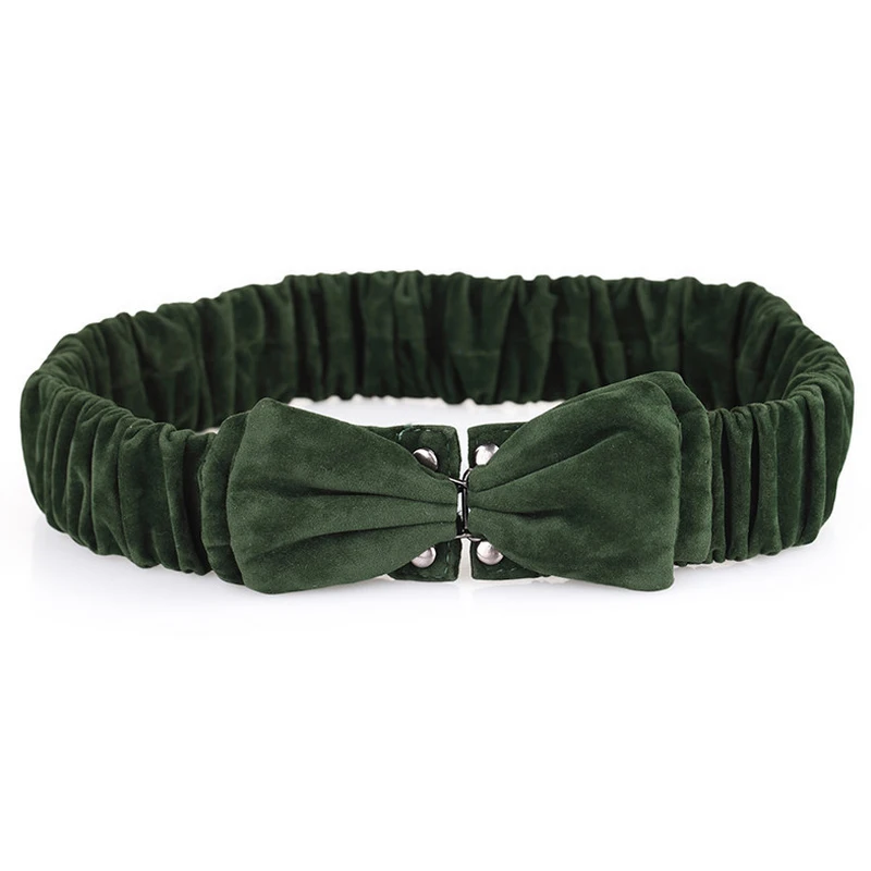 Новое поступление женский широкий пояс с бантиком эластичный для женщин|cummerbund