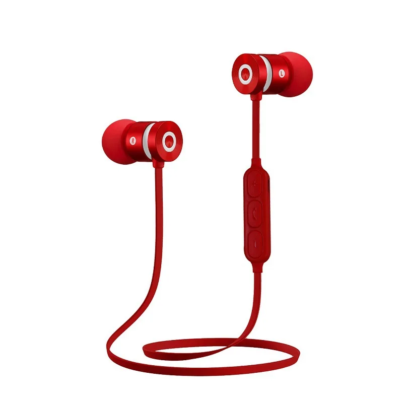 Из Металла спортивные наушники Bluetooth пот доказательство Магнитная стерео