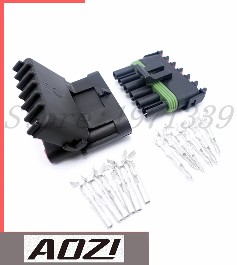 1 комплект 6 Шпильки способ авто разъем Вилки Высокое качество Delphi 2.5 серии