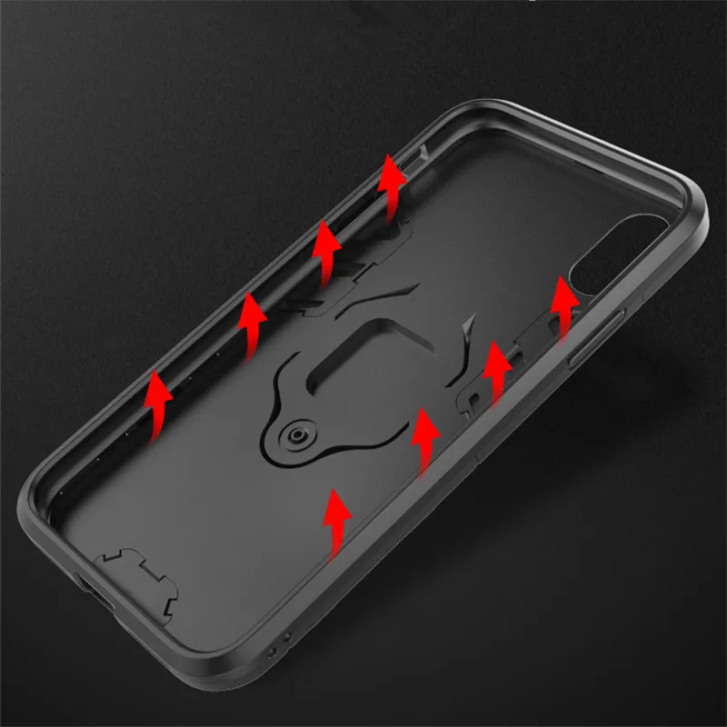 SPACSE магнитный держатель чехол для телефона Apple iPhone X Xr Xs Max 7 Plus 8 плюс 6-плюс 6s-плюс