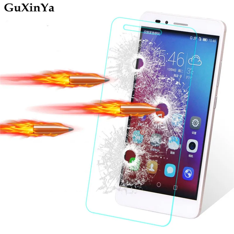 Закаленное стекло для Honor 5x 2 шт. Защита экрана Huawei 2.5D с защитой от царапин пленка