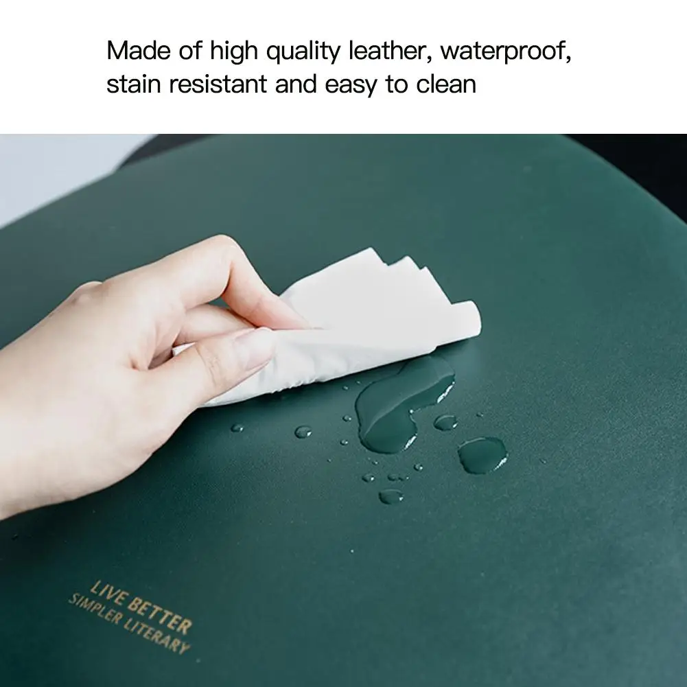 4pcs Leather Dinner Table Mats Heat-Resistant Non-Slip Washable Insulation Coffee Mats Kitchen Place Mats Nordic Style Placemats