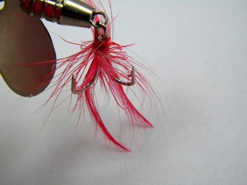 Рыболовные приманки 6G 6 # крючки Ложка воблер pesca искусственные жесткие
