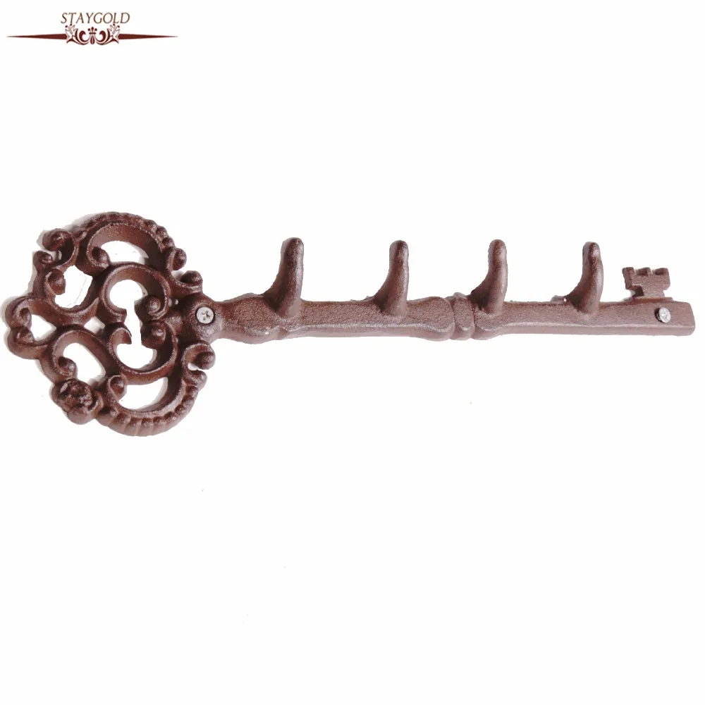 Винтаж home decor Утюг крючки ключ крюк ретро украшения дома Аксессуары для ванной