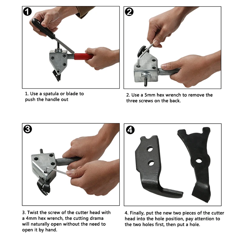 

New Nibble Metal Cutting Sheet Nibbler Saw Cutter Tool Drill Attachment Cutting Tool Metal plate Cut Power Tool Accessories
