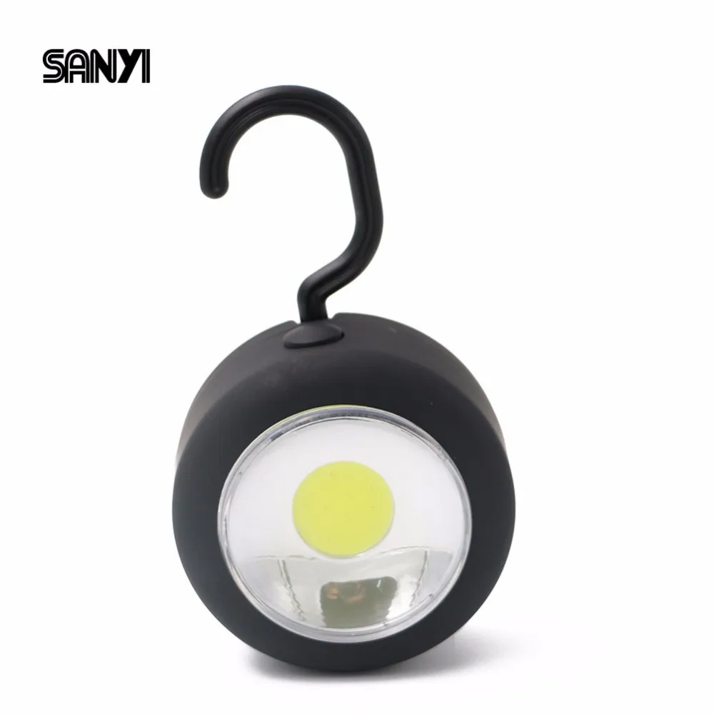 SANYI Super Bright XPE LED Flashlight With Strong Hook And Magnet Powerful Torch Light Power By 3xAAA Battery | Лампы и освещение