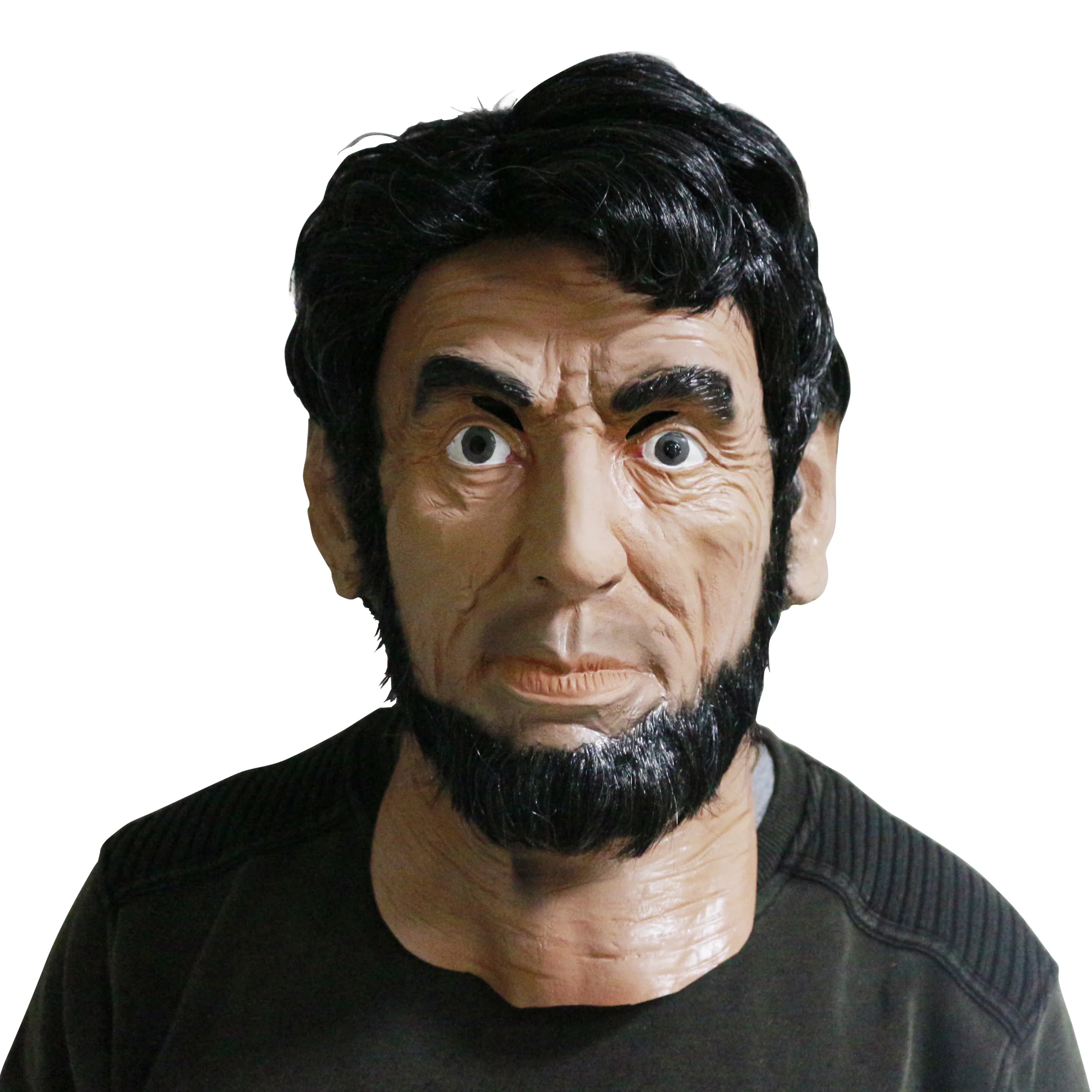 Реалистичная мужская маска лица знаменитостей резиновая с латексом маскарадный